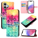 3D Painting Horizontal Flip Leather Phone Case, For iPhone 17e / 16e, For iPhone 17 Pro Max, For iPhone 17 Pro, For iPhone 17, For iPhone Air, For iPhone 16 Pro Max