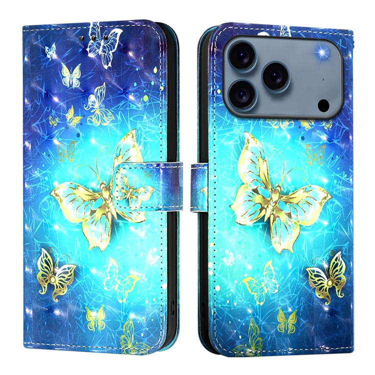 3D Painting Horizontal Flip Leather Phone Case, For iPhone 18 Pro / 17 Pro, For iPhone 18 Pro Max / 17 Pro Max, For iPhone 17e / 16e, For iPhone 17, For iPhone Air, For iPhone 16 Pro Max