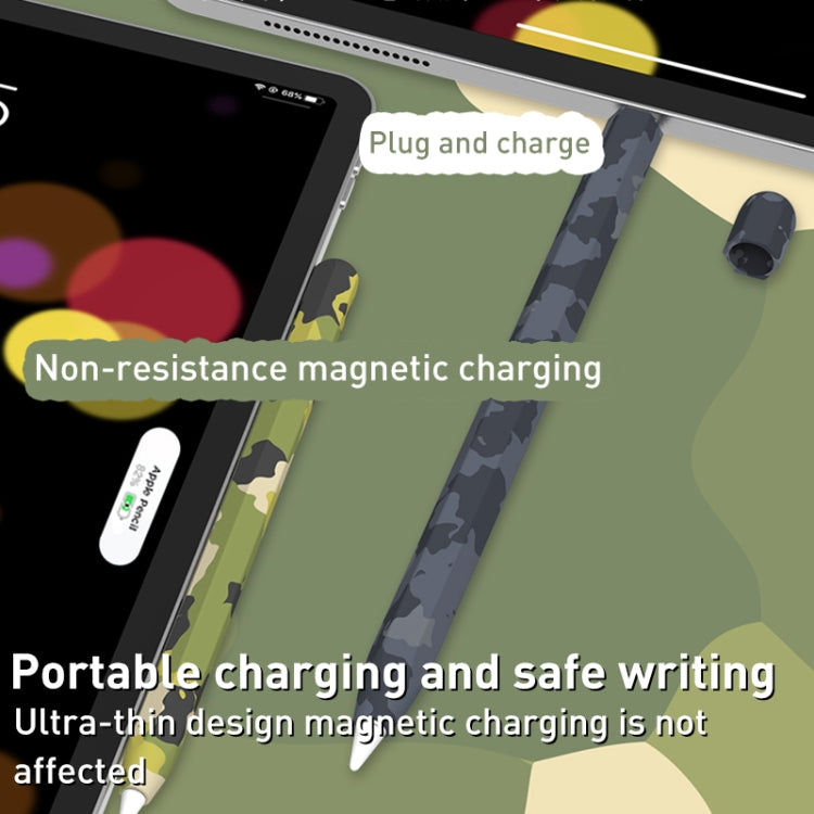Tarnmuster Silikon Schutzhülle für Stift, Für Apple Pencil 2, Für Apple Pencil 1