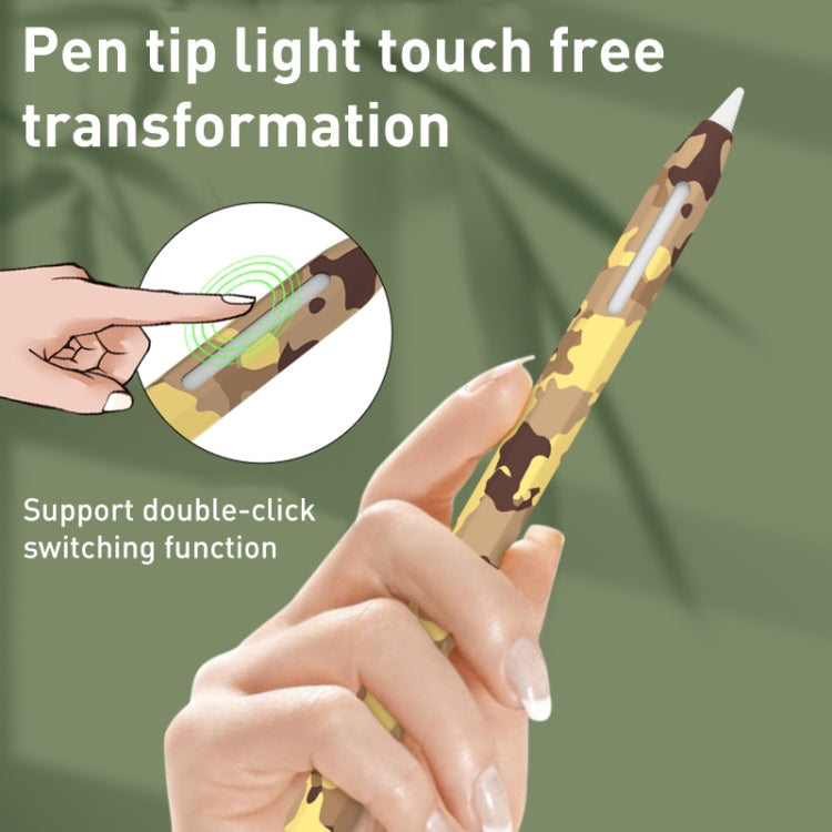 Tarnmuster Silikon Schutzhülle für Stift, Für Apple Pencil 2, Für Apple Pencil 1