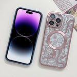 Electroplated Circuit Board Pattern MagSafe Phone Case, For iPhone 14 Plus, For iPhone 14, For iPhone 14 Pro, For iPhone 14 Pro Max, For iPhone 13 Pro Max, For iPhone 13 Pro