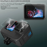 imak Rear Screen + Front Screen + Rear Camera Lens Tempered Glass Film, For GoPro HERO11 Black
