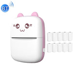 C9 Mini Bluetooth kabelloser Thermodrucker, mit 1 Rolle Papier, mit 5 Papieren, mit 10 Papieren, mit 5 Aufkleberpapieren, mit 5 Papieren & 5 Aufklebern, mit 5 Papieren & 5 Aufklebern & 3 Farbpapieren