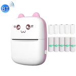C9 Mini Bluetooth kabelloser Thermodrucker, mit 1 Rolle Papier, mit 5 Papieren, mit 10 Papieren, mit 5 Aufkleberpapieren, mit 5 Papieren & 5 Aufklebern, mit 5 Papieren & 5 Aufklebern & 3 Farbpapieren