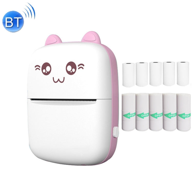 C9 Mini Bluetooth kabelloser Thermodrucker, mit 1 Rolle Papier, mit 5 Papieren, mit 10 Papieren, mit 5 Aufkleberpapieren, mit 5 Papieren & 5 Aufklebern, mit 5 Papieren & 5 Aufklebern & 3 Farbpapieren