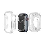 2-in-1 Hybrid-Schutzhülle aus PC und TPU für Apple Watch Series 6/5/4/SE (44 mm), Apple Watch Series 6/5/4/SE (40 mm), Apple Watch Ultra 3/2/1 (49 mm), Apple Watch Series 9/8/7 (45 mm) und Apple Watch Series 9/8/7 (41 mm)
