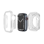 2-in-1 PC Hybrid TPU Armor Watch Case, For Apple Watch Ultra 4 / 3 / 2 / 1 49mm, For Apple Watch Series 6 / 5 / 4 / SE 44mm, For Apple Watch Series 6 / 5 / 4 / SE 40mm, For Apple Watch Series 9 / 8 / 7 45mm, For Apple Watch Series 9 / 8 / 7 41mm