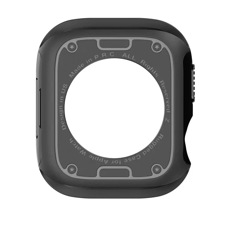 2-in-1 Hybrid-Schutzhülle aus PC und TPU für Apple Watch Series 6/5/4/SE (44 mm), Apple Watch Series 6/5/4/SE (40 mm), Apple Watch Ultra 3/2/1 (49 mm), Apple Watch Series 9/8/7 (45 mm) und Apple Watch Series 9/8/7 (41 mm)