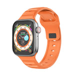 Punktstrukturiertes Fluorkautschuk-Armband, für Apple Watch 42 mm und 38 mm