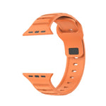 Punktstrukturiertes Fluorkautschuk-Armband, für Apple Watch 42 mm und 38 mm