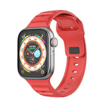 Punktstrukturiertes Fluorkautschuk-Armband, für Apple Watch 42 mm und 38 mm