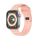 Punktstrukturiertes Fluorkautschuk-Armband, für Apple Watch 42 mm und 38 mm