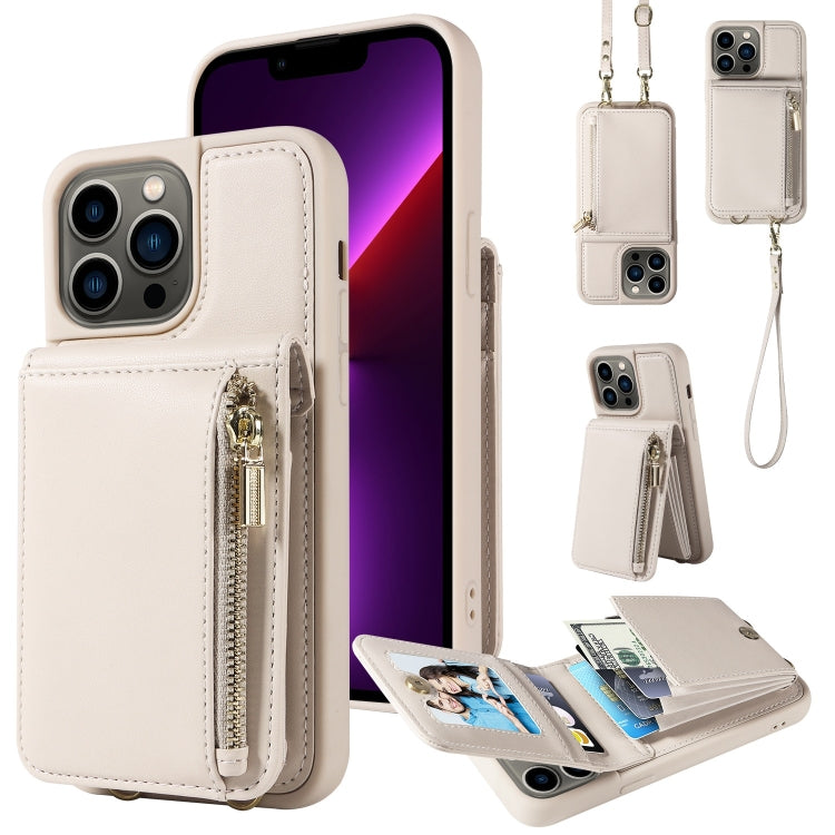 Crossbody Lanyard Reißverschluss Geldbörse Leder Handyhülle, Für iPhone 13 Pro, Für iPhone 13, Für iPhone 12 / 12 Pro, Für iPhone 12 Pro Max, Für iPhone 11 Pro Max, Für iPhone 11, Für iPhone 11 Pro, Für iPhone X / XS, Für iPhone XR