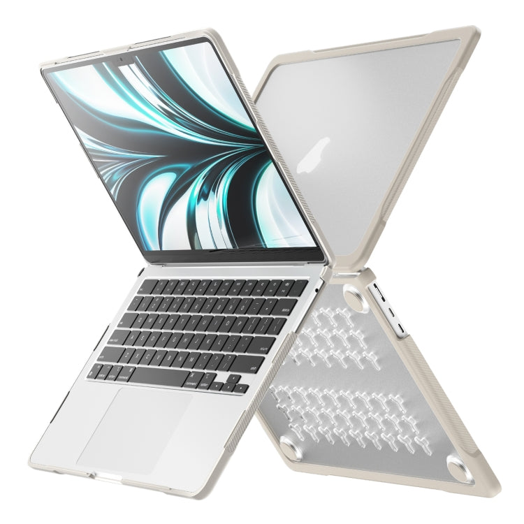 Transluzente Laptop-Schutzhülle, Für MacBook Air 13,6 Zoll A2681 2022 / M3 2024 A3113 / M4 2025 A3240