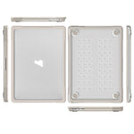 Transluzente Laptop-Schutzhülle, Für MacBook Air 13,6 Zoll A2681 2022 / M3 2024 A3113 / M4 2025 A3240