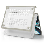 Transluzente Laptop-Schutzhülle, Für MacBook Air 13,6 Zoll A2681 2022 / M3 2024 A3113 / M4 2025 A3240