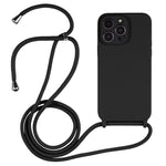 Umhängeband-Flüssigsilikonhülle, Für iPhone 16 Pro Max, Für iPhone 16 Pro, Für iPhone 16 Plus