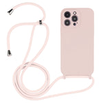 Umhängeband-Flüssigsilikonhülle, Für iPhone 16 Pro Max, Für iPhone 16 Pro, Für iPhone 16 Plus