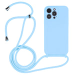 Umhängeband-Flüssigsilikonhülle, Für iPhone 16 Pro Max, Für iPhone 16 Pro, Für iPhone 16 Plus