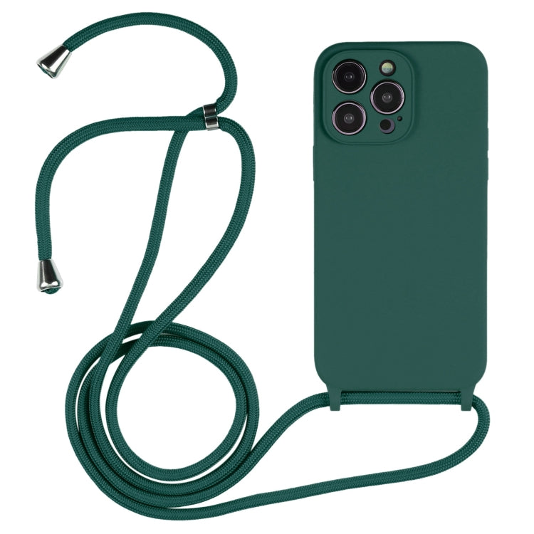 Umhängeband-Flüssigsilikonhülle, Für iPhone 16 Pro Max, Für iPhone 16 Pro, Für iPhone 16 Plus