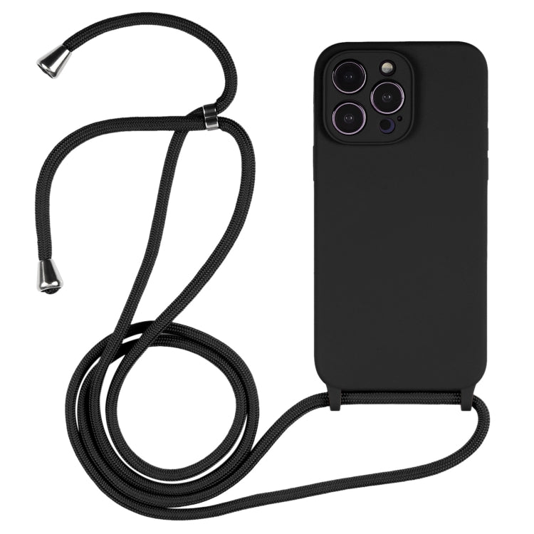 Umhängeband-Flüssigsilikonhülle, Für iPhone 16 Pro Max, Für iPhone 16 Pro, Für iPhone 16 Plus