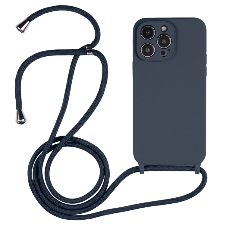 Umhängeband-Flüssigsilikonhülle, Für iPhone 16 Pro Max, Für iPhone 16 Pro, Für iPhone 16 Plus