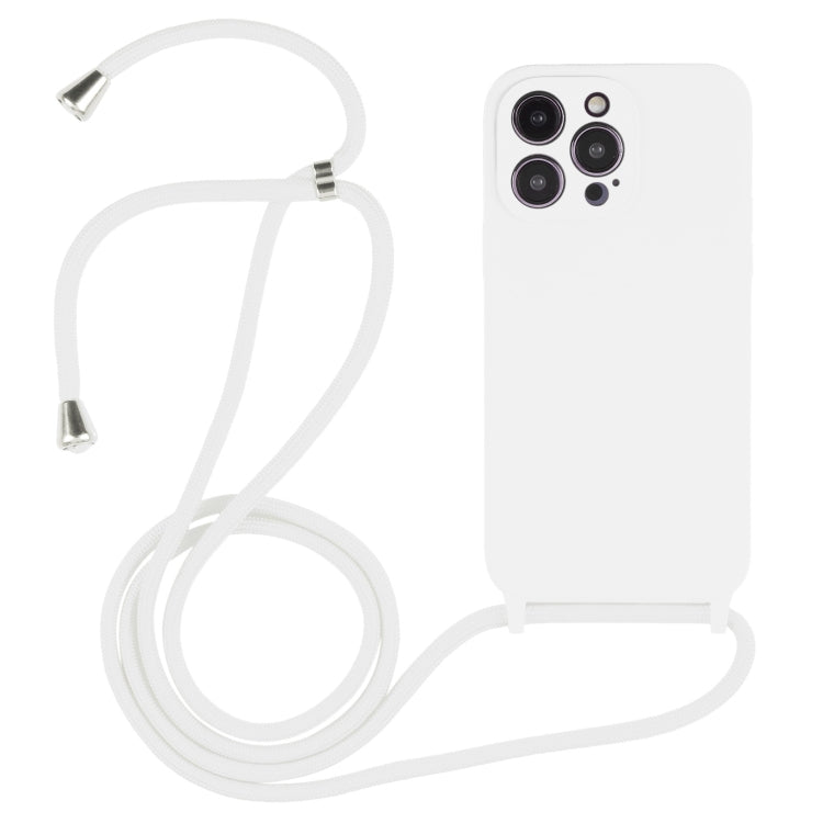 Umhängeband-Flüssigsilikonhülle, Für iPhone 16 Pro Max, Für iPhone 16 Pro, Für iPhone 16 Plus