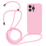 Umhängeband-Flüssigsilikonhülle, Für iPhone 16 Pro Max, Für iPhone 16 Pro, Für iPhone 16 Plus