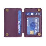 BFK02 Wave Pattern Card Bag Mobile Phone Back Sticker