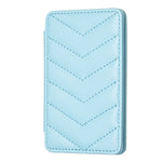 BFK02 Wave Pattern Card Bag Mobile Phone Back Sticker