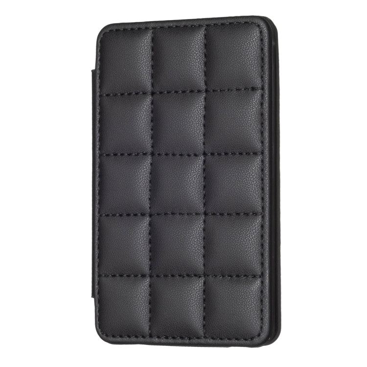 BFK01 Grid Pattern Card Bag Mobile Phone Back Sticker