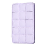 BFK01 Grid Pattern Card Bag Mobile Phone Back Sticker