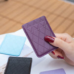 BFK11 Diamond Lattice Card Bag Mobile Phone Back Sticker