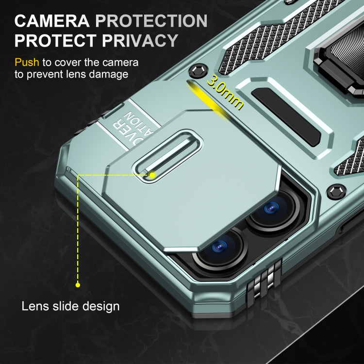 Armor PC + TPU Camera Shield Phone Case, For iPhone 16 Pro, For iPhone 16 Plus, For iPhone 16, For iPhone 15 Pro Max, For iPhone 15 Pro, For iPhone 15 Plus