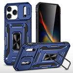 Armor PC + TPU Camera Shield Phone Case, For iPhone 17e / 16e, For iPhone 17 Pro Max, For iPhone 17 Pro, For iPhone 17, For iPhone Air, For iPhone 16 Pro Max