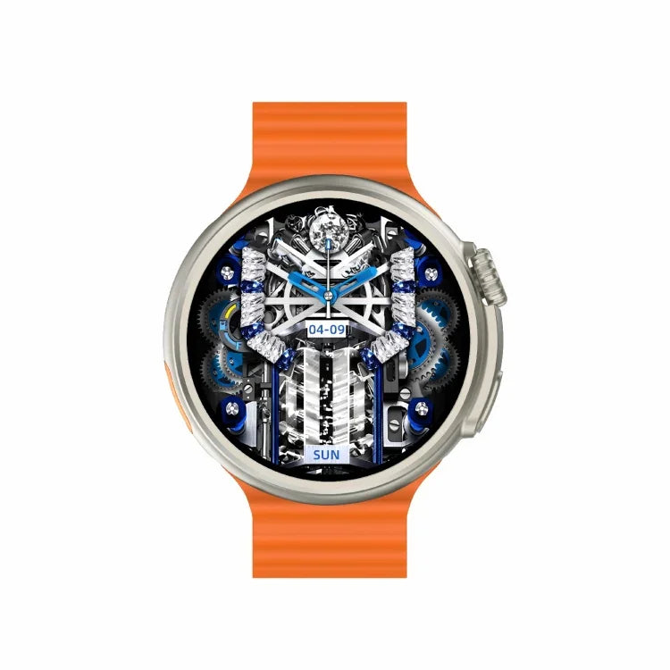 Z78 Ultra Smartwatch mit 1,52 Zoll rundem HD-Display und Unterstützung für Herzfrequenz- und Blutsauerstoffmessung