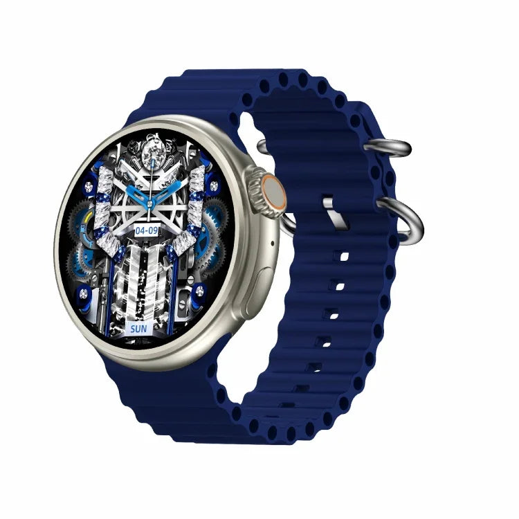 Z78 Ultra Smartwatch mit 1,52 Zoll rundem HD-Display und Unterstützung für Herzfrequenz- und Blutsauerstoffmessung