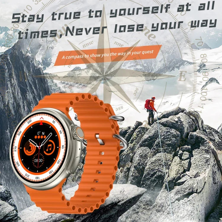 Z78 Ultra Smartwatch mit 1,52 Zoll rundem HD-Display und Unterstützung für Herzfrequenz- und Blutsauerstoffmessung