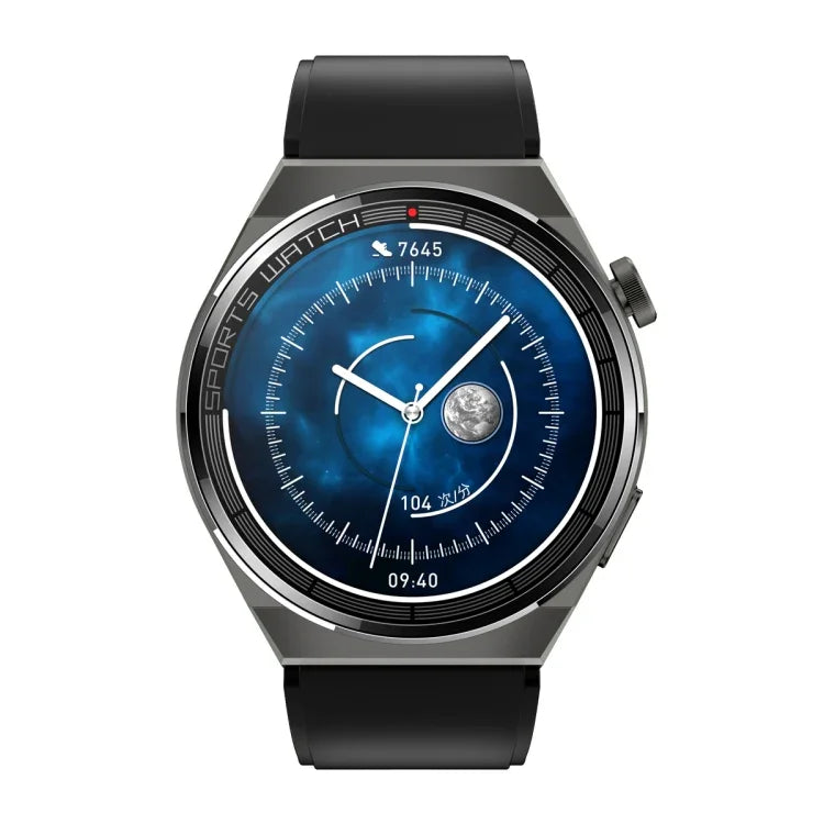 KT62 Smartwatch mit 1,36 Zoll TFT-Rundbildschirm, unterstützt Bluetooth-Anrufe/Blutsauerstoffmessung, Silikonarmband, Lederarmband, Stahlarmband