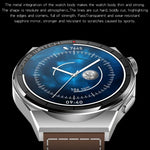 KT62 Smartwatch mit 1,36 Zoll TFT-Rundbildschirm, unterstützt Bluetooth-Anrufe/Blutsauerstoffmessung, Silikonarmband, Lederarmband, Stahlarmband