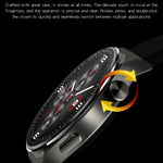 KT62 Smartwatch mit 1,36 Zoll TFT-Rundbildschirm, unterstützt Bluetooth-Anrufe/Blutsauerstoffmessung, Silikonarmband, Lederarmband, Stahlarmband
