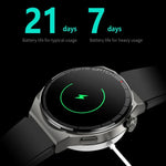 KT62 Smartwatch mit 1,36 Zoll TFT-Rundbildschirm, unterstützt Bluetooth-Anrufe/Blutsauerstoffmessung, Silikonarmband, Lederarmband, Stahlarmband