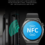 KT62 Smartwatch mit 1,36 Zoll TFT-Rundbildschirm, unterstützt Bluetooth-Anrufe/Blutsauerstoffmessung, Silikonarmband, Lederarmband, Stahlarmband