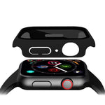 Integrierte Schutzhülle aus mattiertem Polycarbonat und blickdichtem Panzerglas für Apple Watch SE 2025/2023/2022 (44 mm), Apple Watch SE 2025/2023/2022 (40 mm), Apple Watch Ultra 3/2/1 (49 mm), Apple Watch 9/8 (45 mm), Apple Watch 9/8 (41 mm) ...