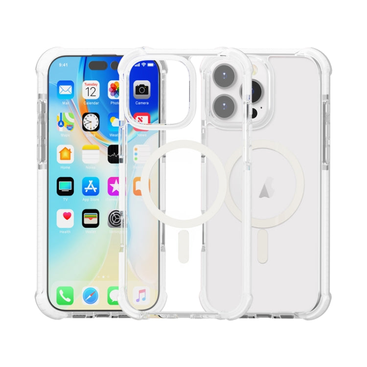 Magnetische, stoßfeste Acrylhülle mit MagSafe, für iPhone 16 Pro Max, für iPhone 16 Pro, für iPhone 16 Plus, für iPhone 16, für iPhone 15 Pro Max