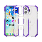 Magnetische, stoßfeste Acrylhülle mit MagSafe, für iPhone 16 Pro Max, für iPhone 16 Pro, für iPhone 16 Plus, für iPhone 16, für iPhone 15 Pro Max