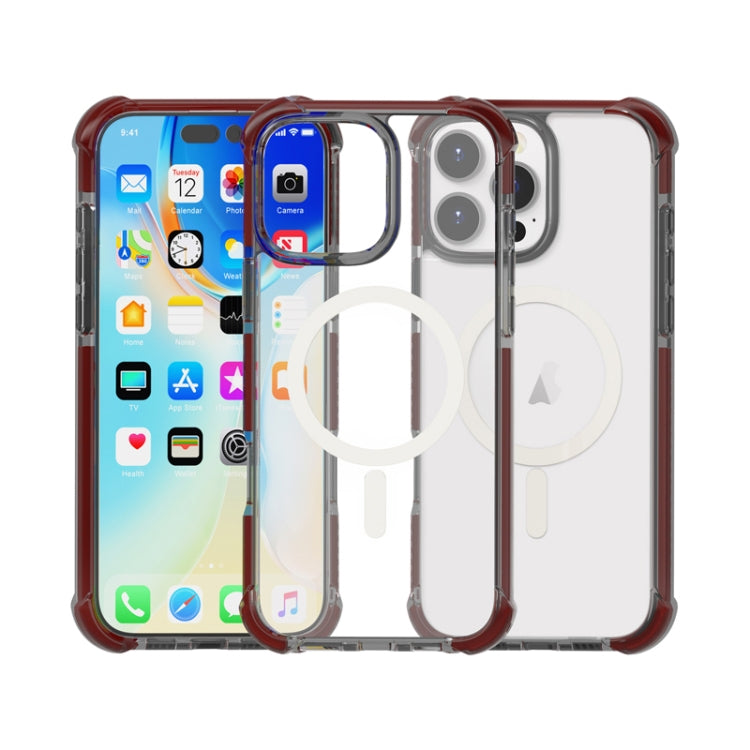Magnetische, stoßfeste Acrylhülle mit MagSafe, für iPhone 16 Pro Max, für iPhone 16 Pro, für iPhone 16 Plus, für iPhone 16, für iPhone 15 Pro Max