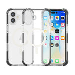 Magnetische, stoßfeste Acrylhülle mit MagSafe, für iPhone 16 Pro Max, für iPhone 16 Pro, für iPhone 16 Plus, für iPhone 16, für iPhone 15 Pro Max