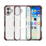 Magnetische, stoßfeste Acrylhülle mit MagSafe, für iPhone 16 Pro Max, für iPhone 16 Pro, für iPhone 16 Plus, für iPhone 16, für iPhone 15 Pro Max