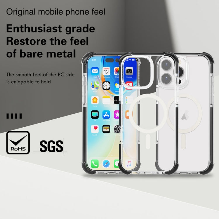 Magnetische, stoßfeste Acrylhülle mit MagSafe, für iPhone 16 Pro Max, für iPhone 16 Pro, für iPhone 16 Plus, für iPhone 16, für iPhone 15 Pro Max